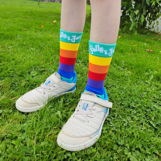 Rainbow Socks by Sully and Juno