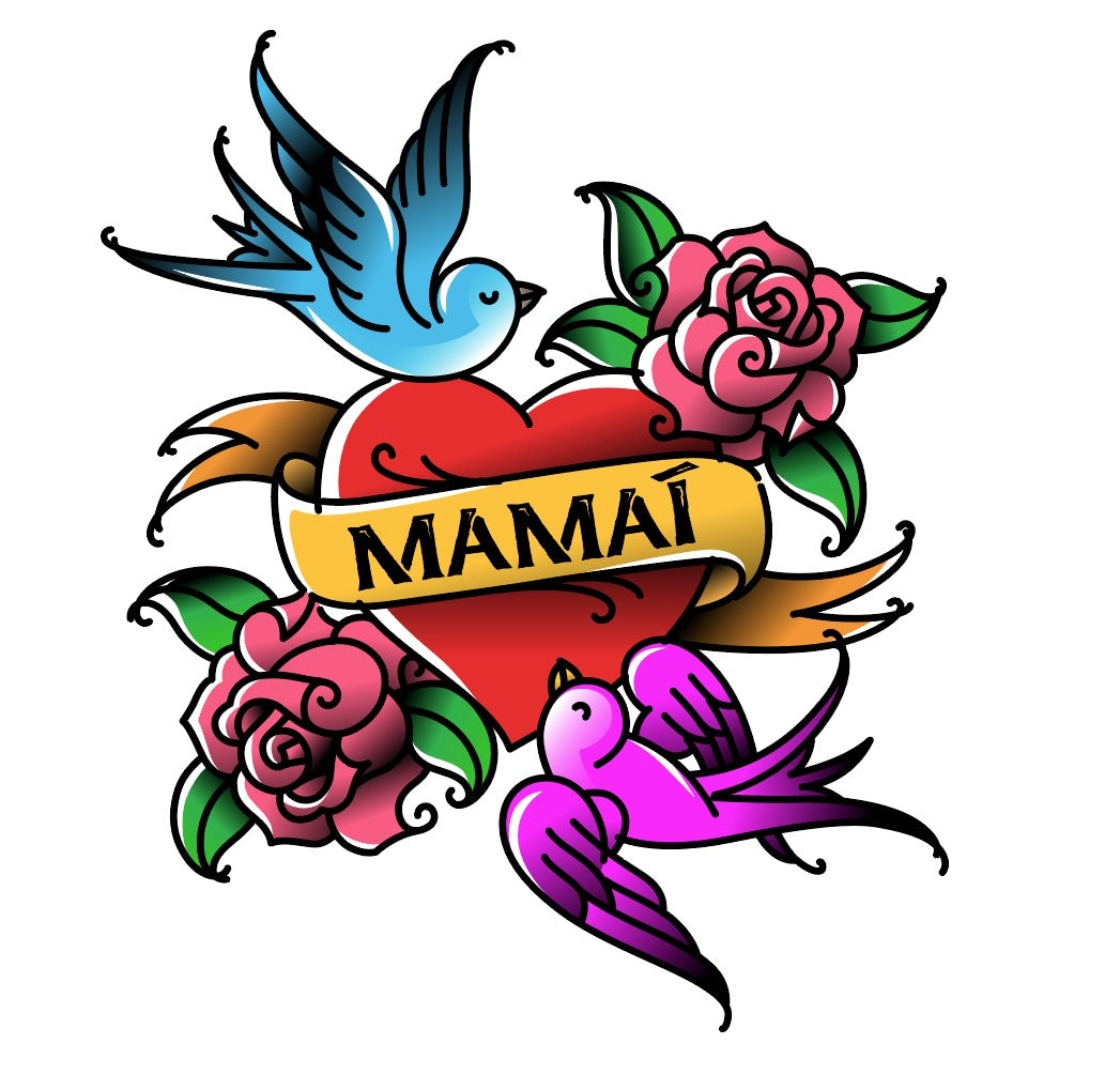 Mamaí Tattoo White Long Sleeved Top