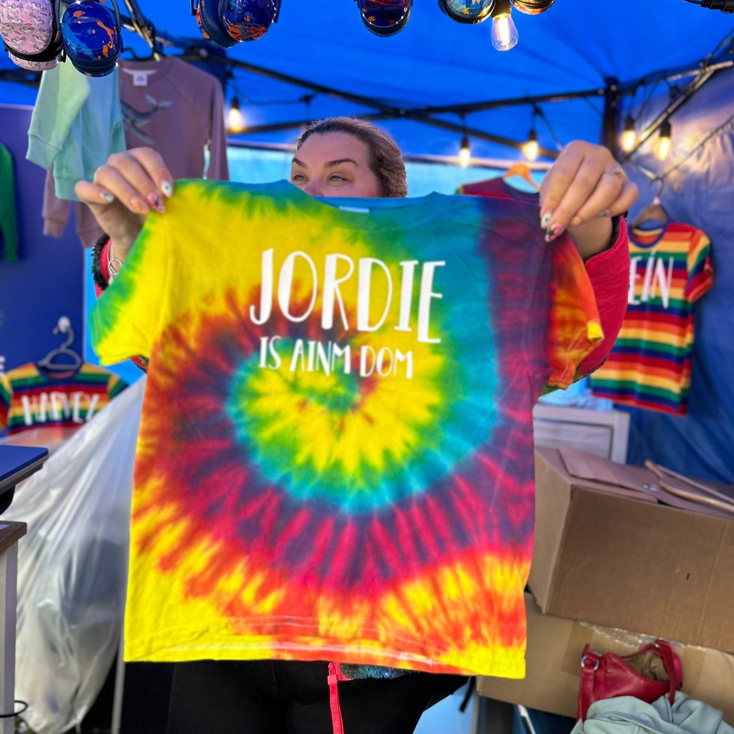 Personalised Tie Dye Kids T-Shirt